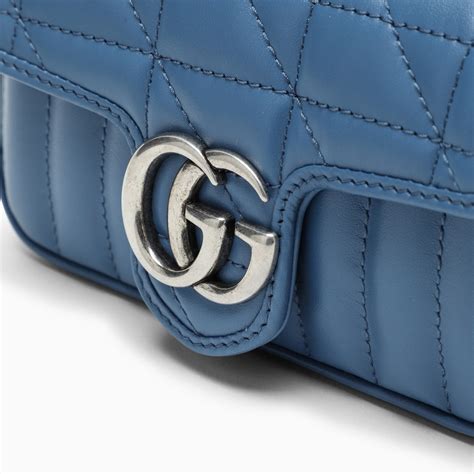 blue bag tot gucci|gucci marmont bag blue.